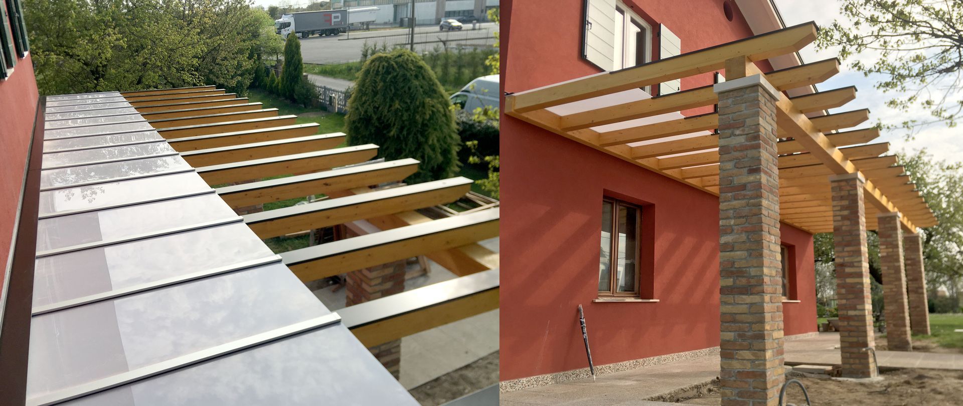 Veranda in policarbonato