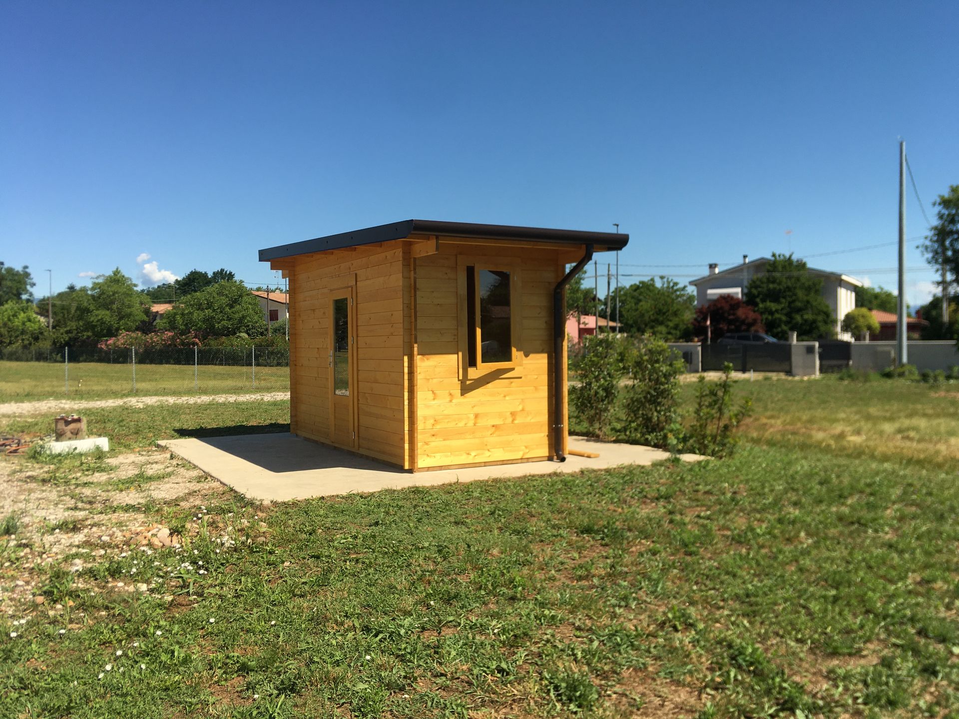 Casetta in legno di abete