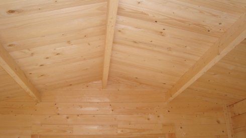 Interno tetto casette in legno