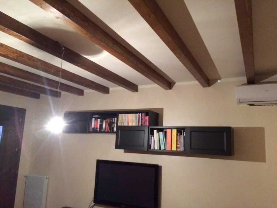 travi in legno a vista