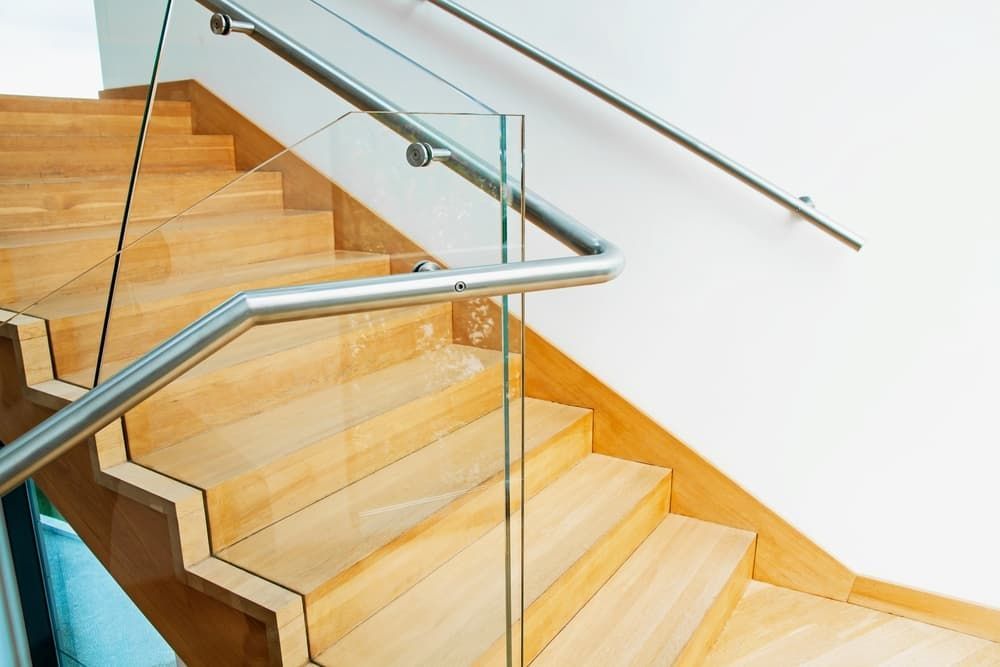 Modern Interior Staircase - Glazier in Gold Coast, QLD