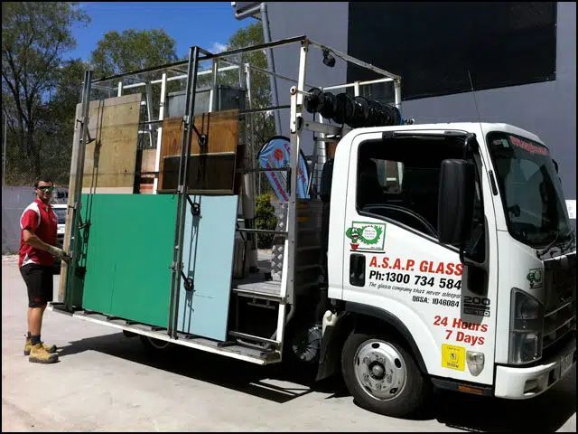 ASAP Glass Truck & Technician — Glass Repair in Gold Coast, QLD