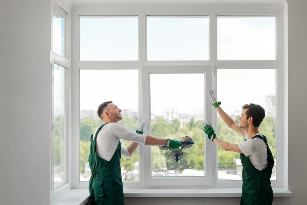 Professional Worker Replacing Window - Glazier in Gold Coast, QLD