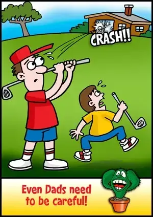 Kids Playing Golf Caused a Broken Window — Glass Repair Gold Coast, QLD