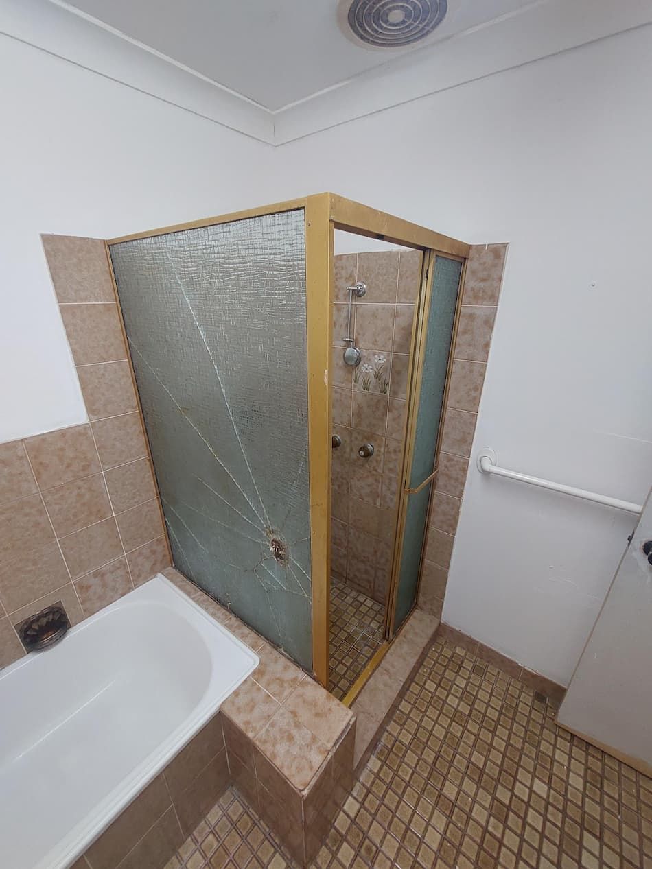 Broken Shower Glass — ASAP Glass Pty Ltd