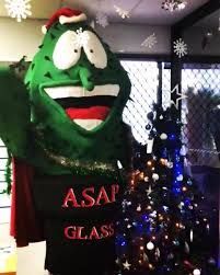 Captain Cactus & Christmas Tree - Glass Repair Gold Coast, QLD