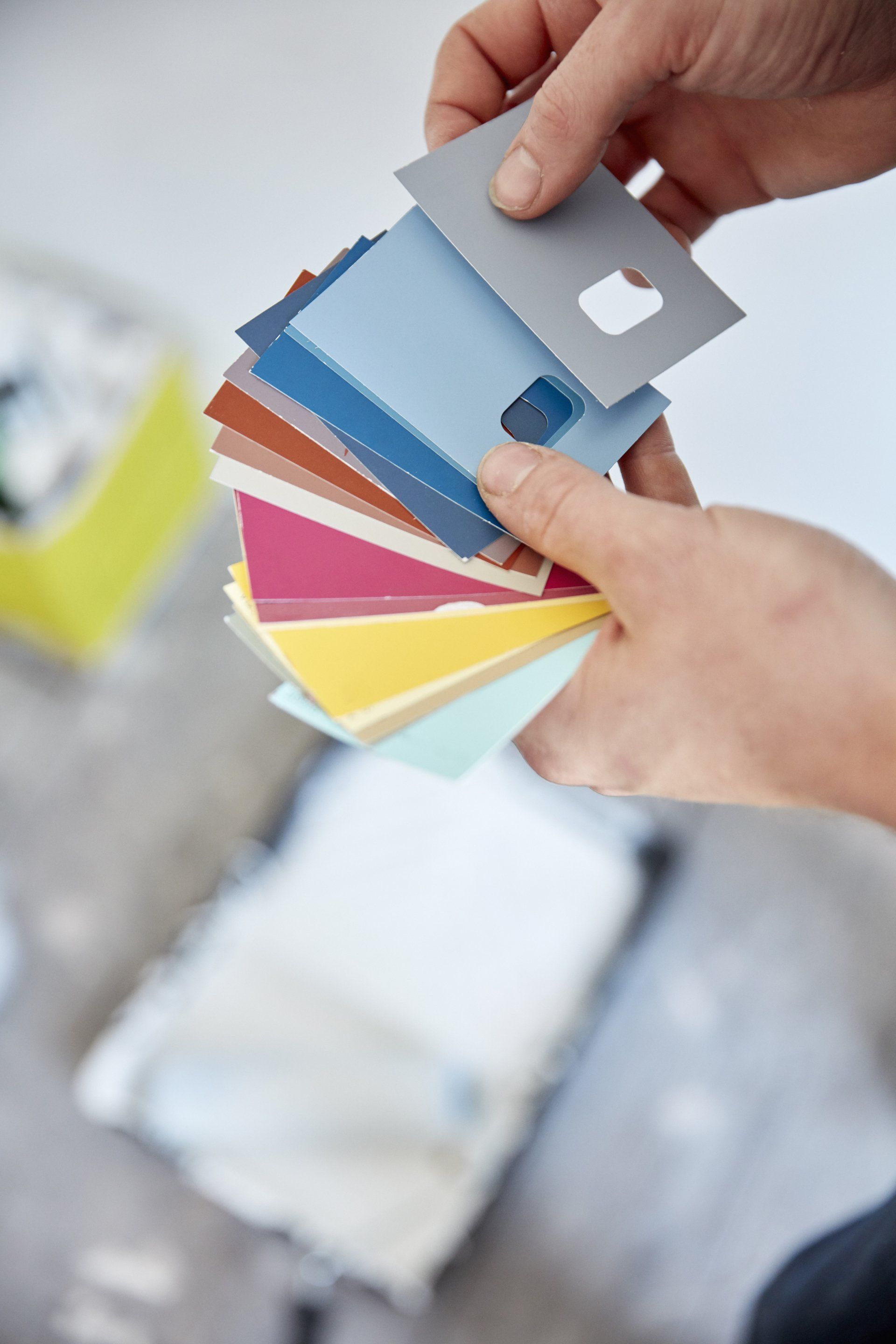 Choosing paint colors from Elmwood Painting Contractor