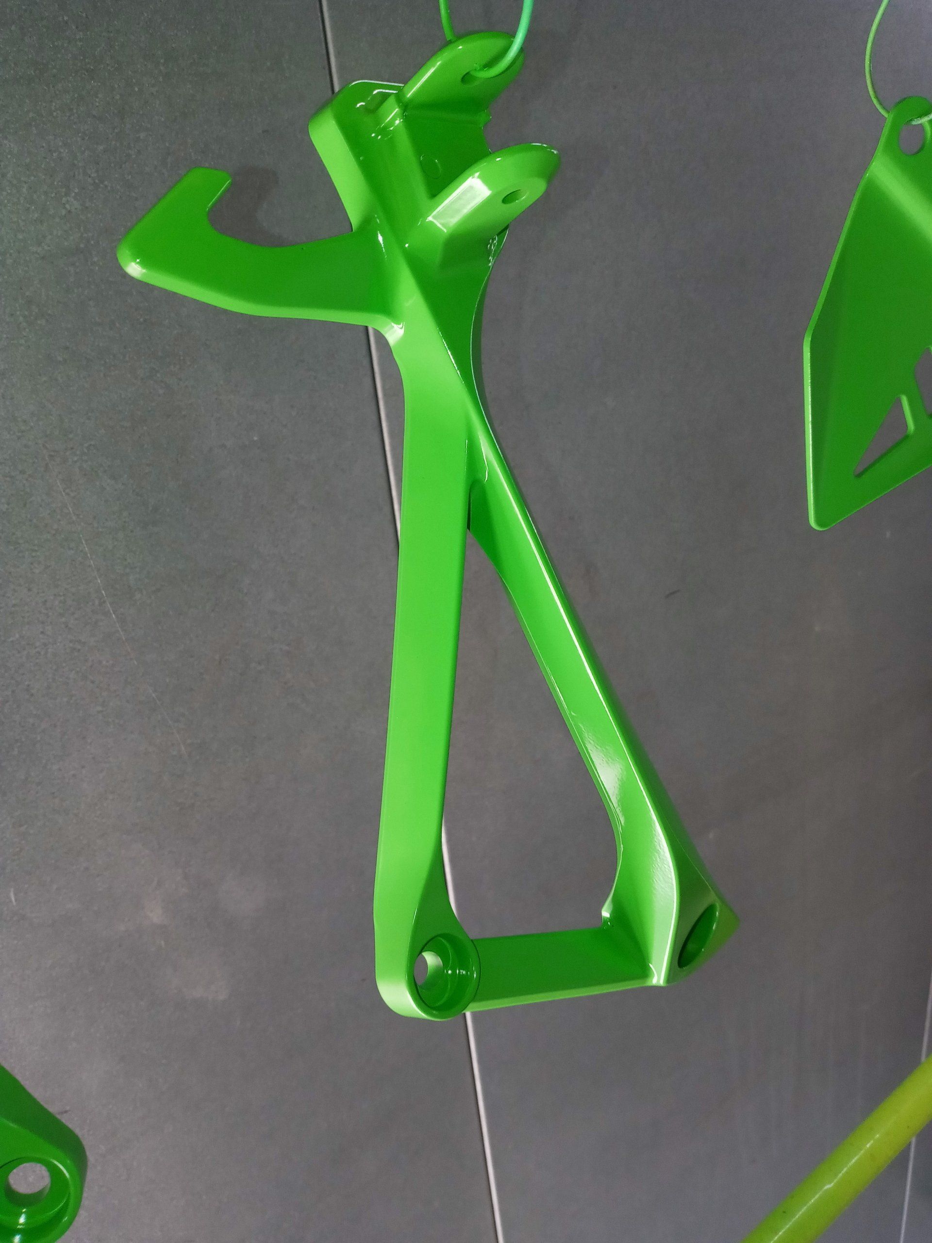 Powder Coated Green