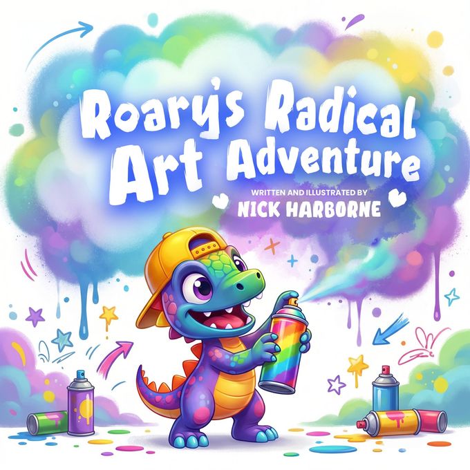 Roary The Raptor's Radical Art Adventure