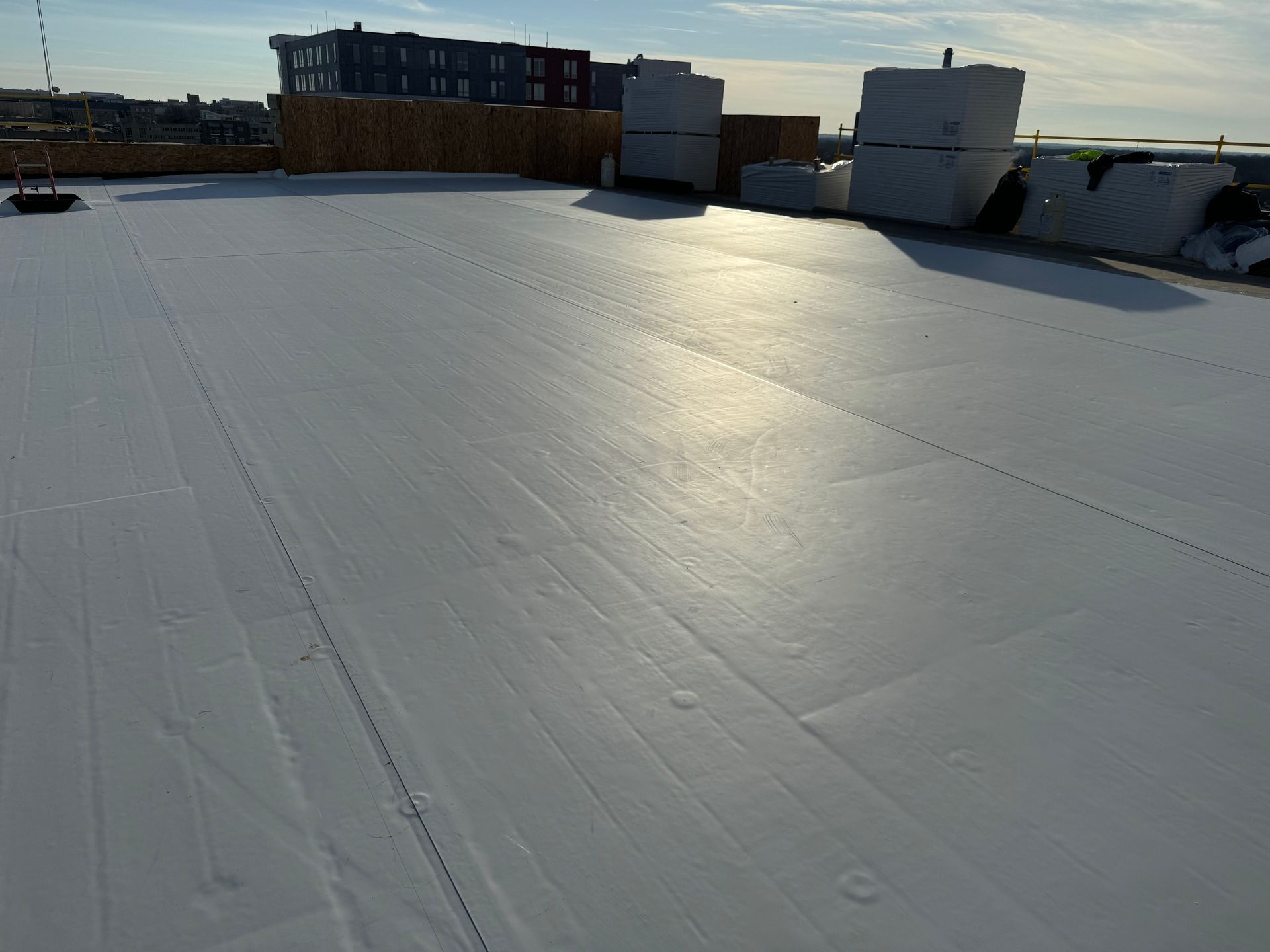 Commercial TPO roof in Columbia, MO