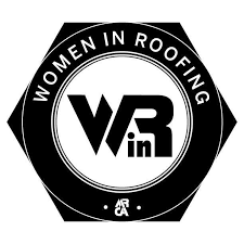 women in roofing logo