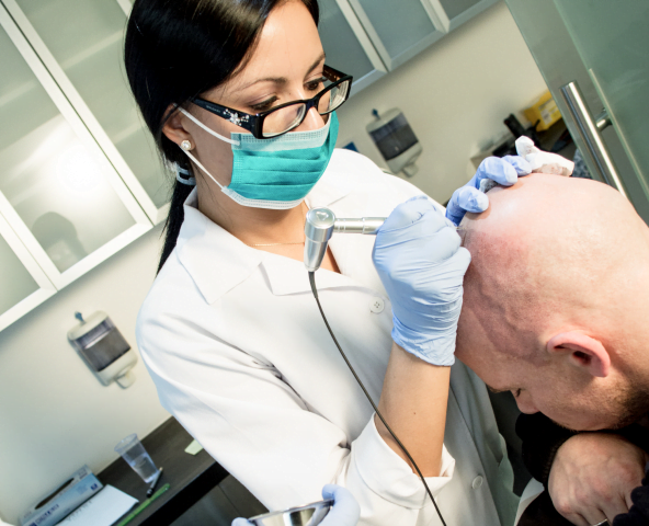 Scalp micropigmentation density result