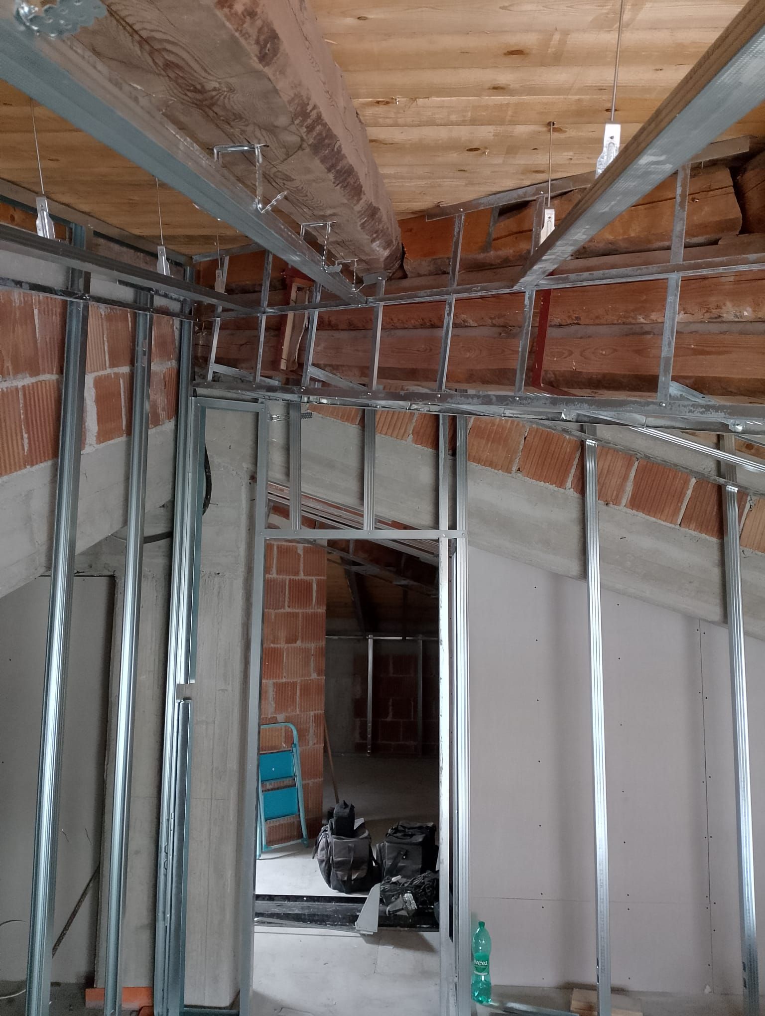 tetto in costruzione