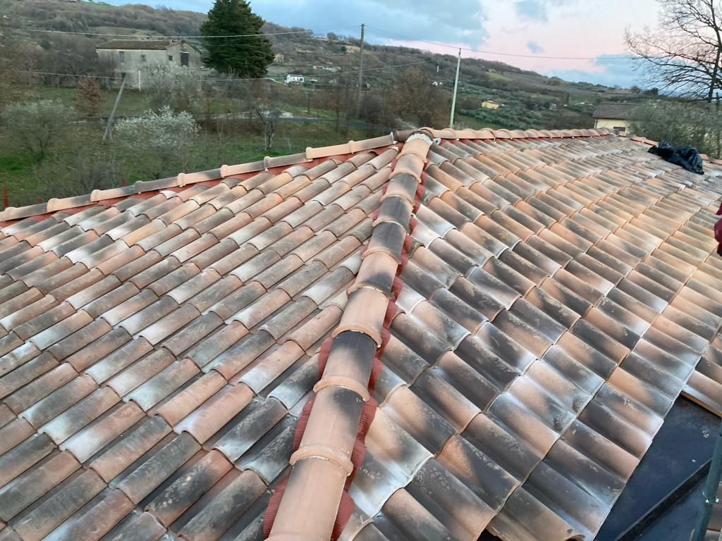 tetto a lavoro finito