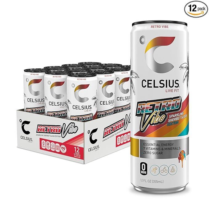 CELSIUS RETRO VIBE Sparkling Sherbet Slush