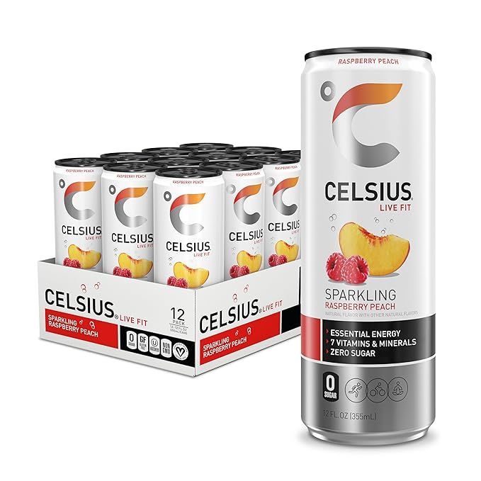 CELSIUS Sparkling Raspberry Peach