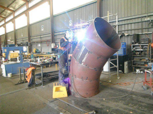 A Large Pipe Being Worked On In A Factory | Canberra ACT | Baxter Engineering
