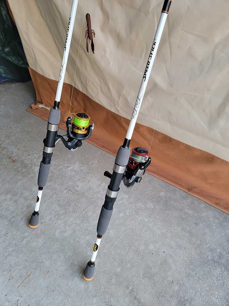 Spinning Rod Lew's Hank Parker Speed Stick Combo Fishing Pole