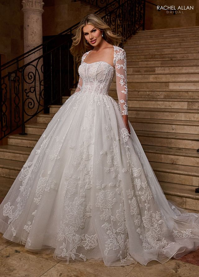 slim fit dress slacks Glitter Off-Shoulder Wedding Dress