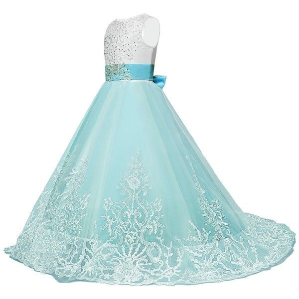 Adorable Lace Flower Girl Dress with Train