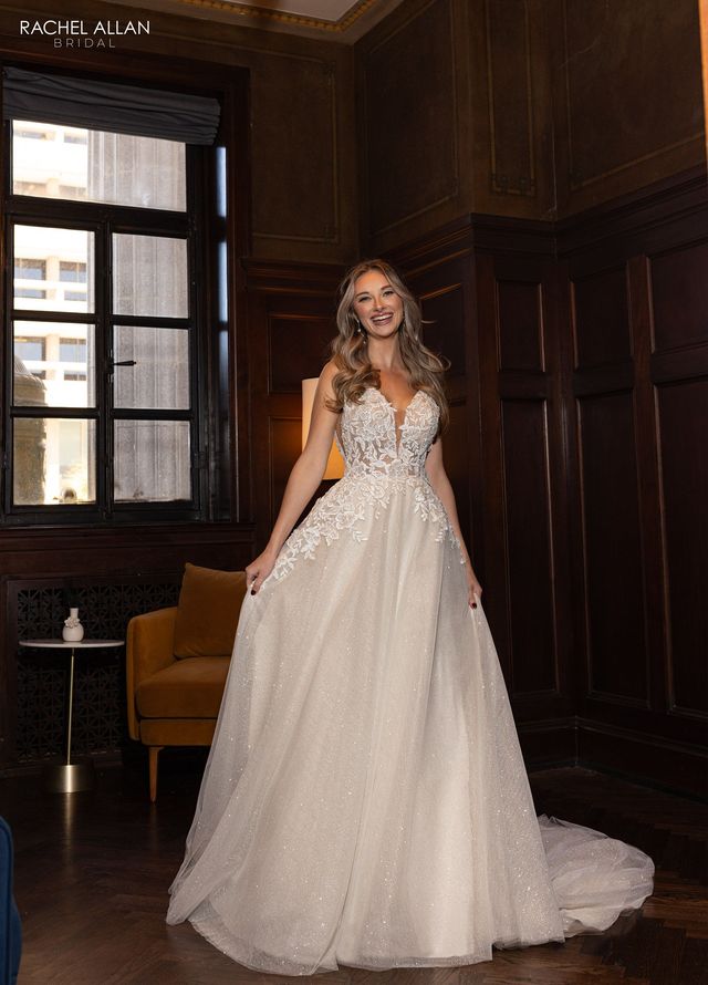 green emerald velvet dress Luna Tulle and Lace Wedding Dress