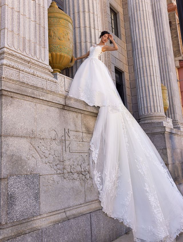 BG0124BR- Majestic Elegance Glitter Tulle Ball Gown BG0124BR- Majestic Elegance Glitter Tulle Ball Gown