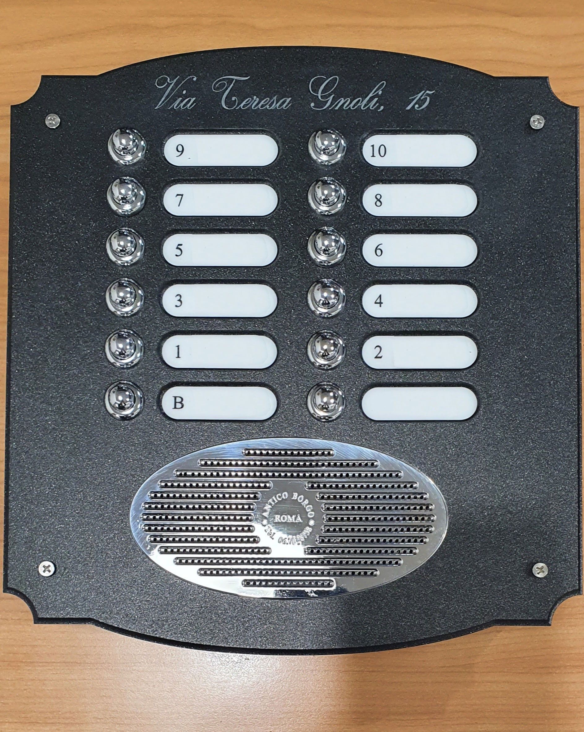 citofoni su misura Antico Borgo