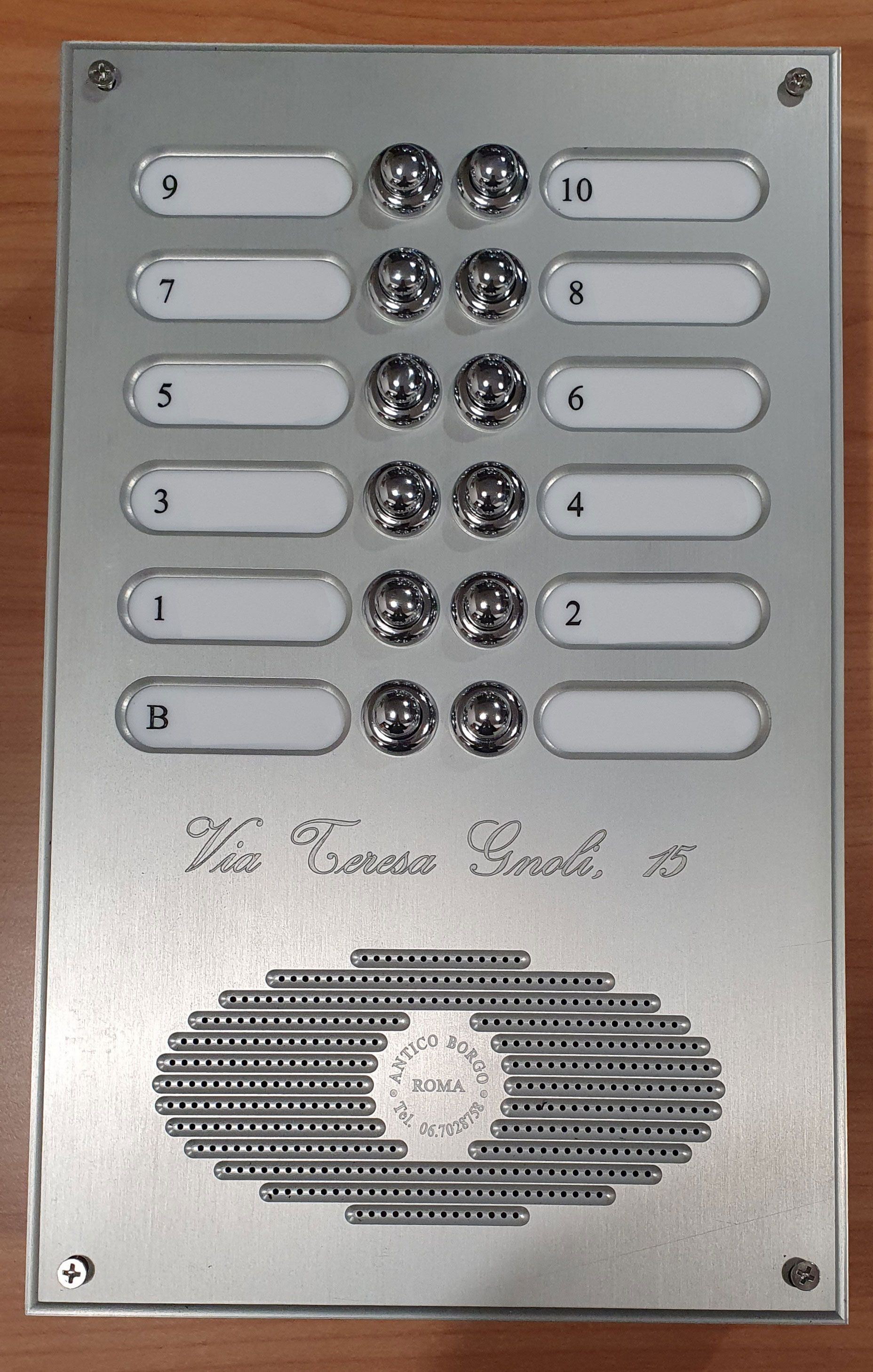 citofoni su misura Antico Borgo