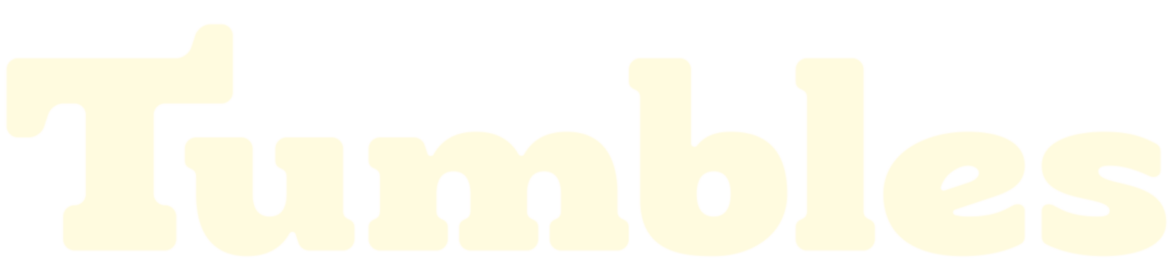 vintage tumbles logo