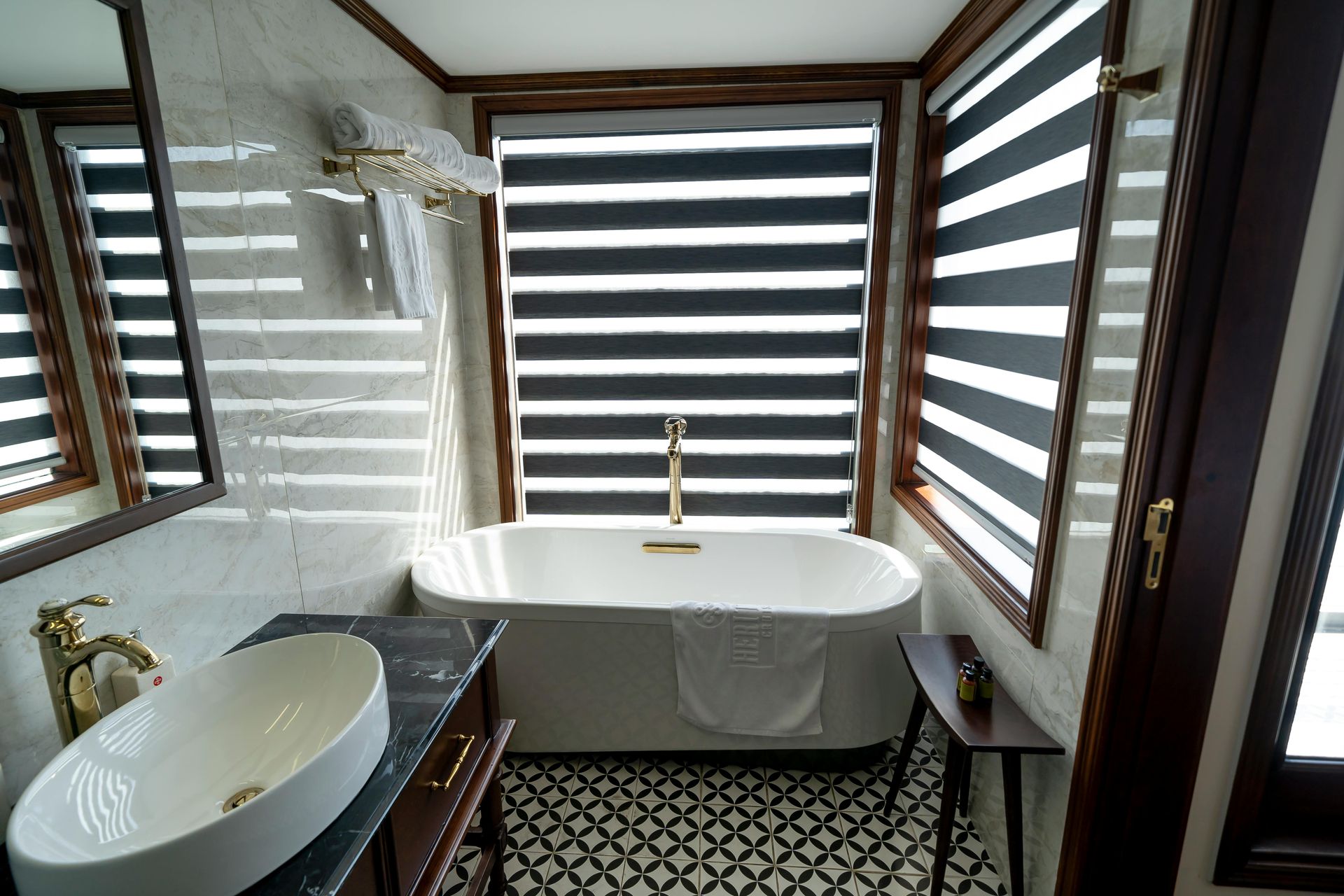 Interior room under construction with drywall on walls and ceiling.