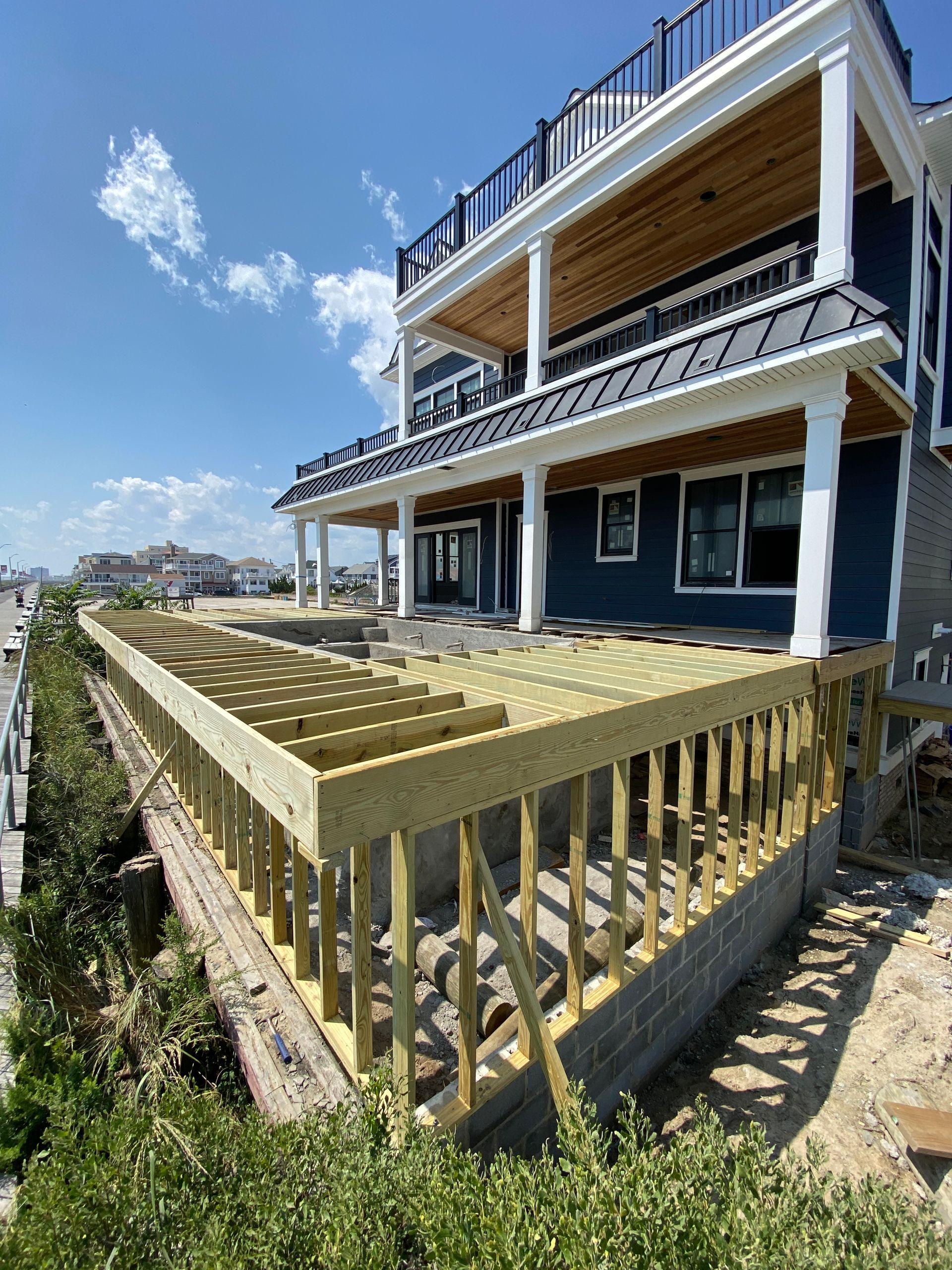 home construction outside