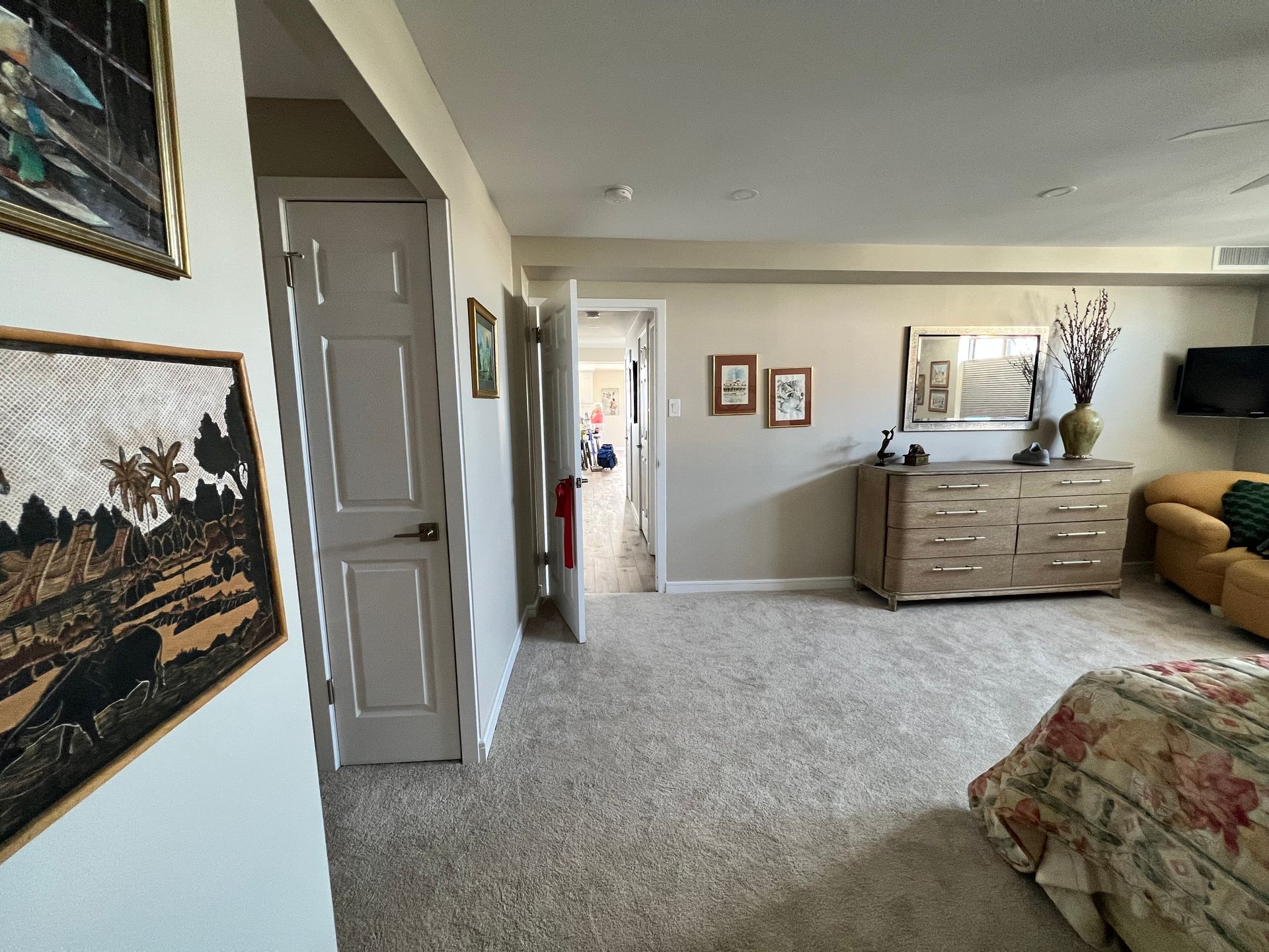 wood floor living room