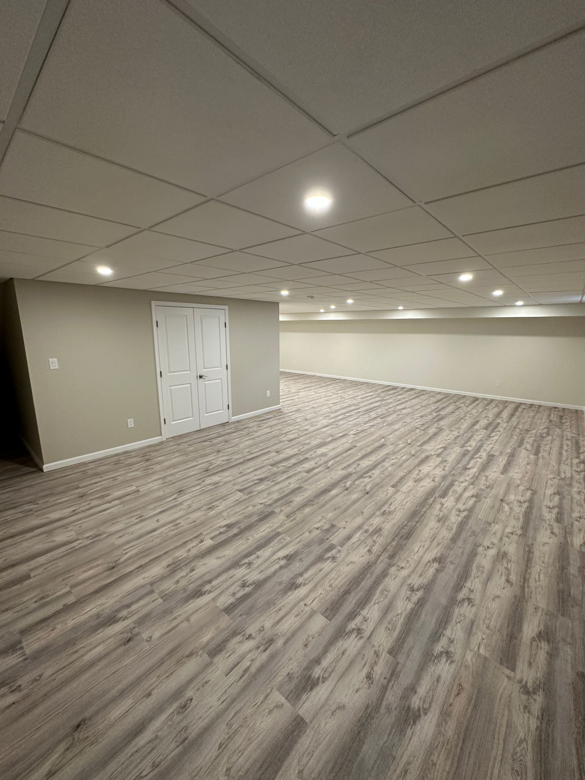 wood floor basement