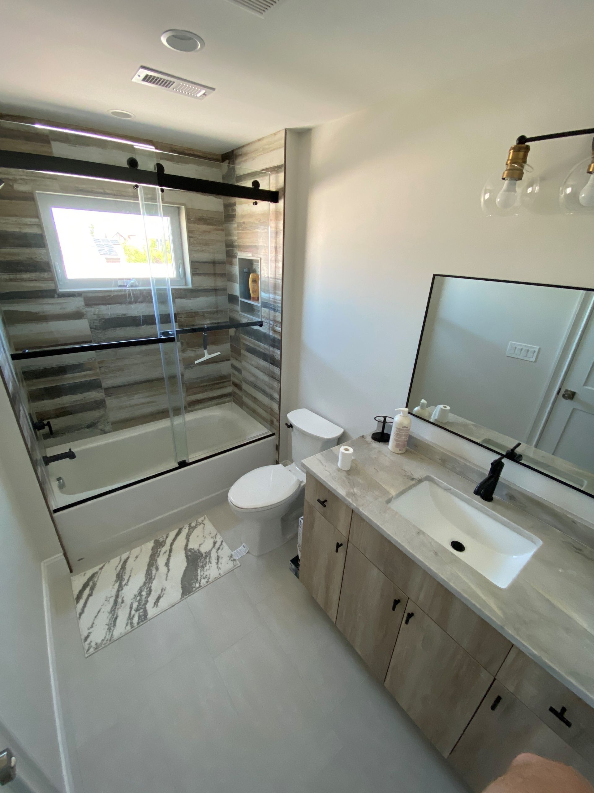 bathroom glass shower