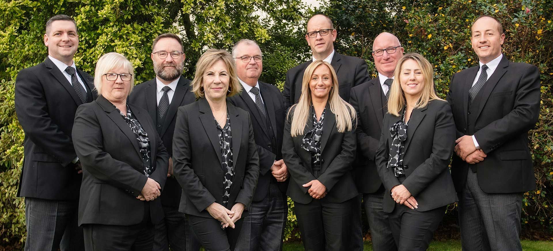 Back Row:
John Riggans, Paddy Grace, William Smith, Liam Rogers, Calum McCutcheon, Barry Whalen
Front Row:
Sheila Cree, Margo Masson, Jennifer Whalen, Donna Baillie