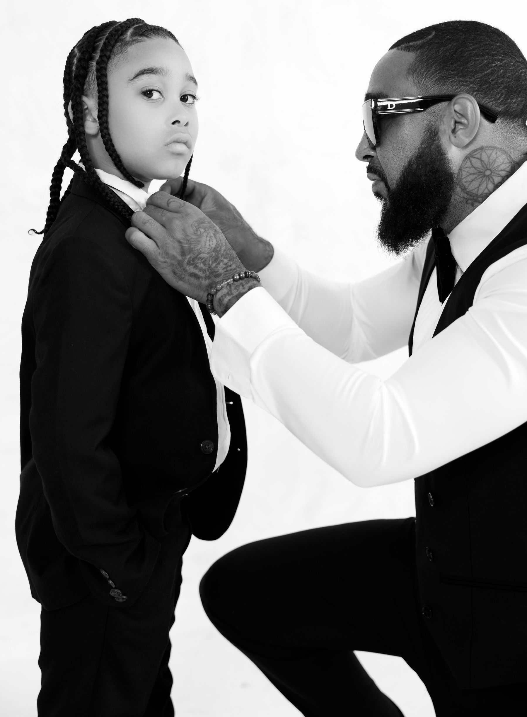 Ray Lyles and his son