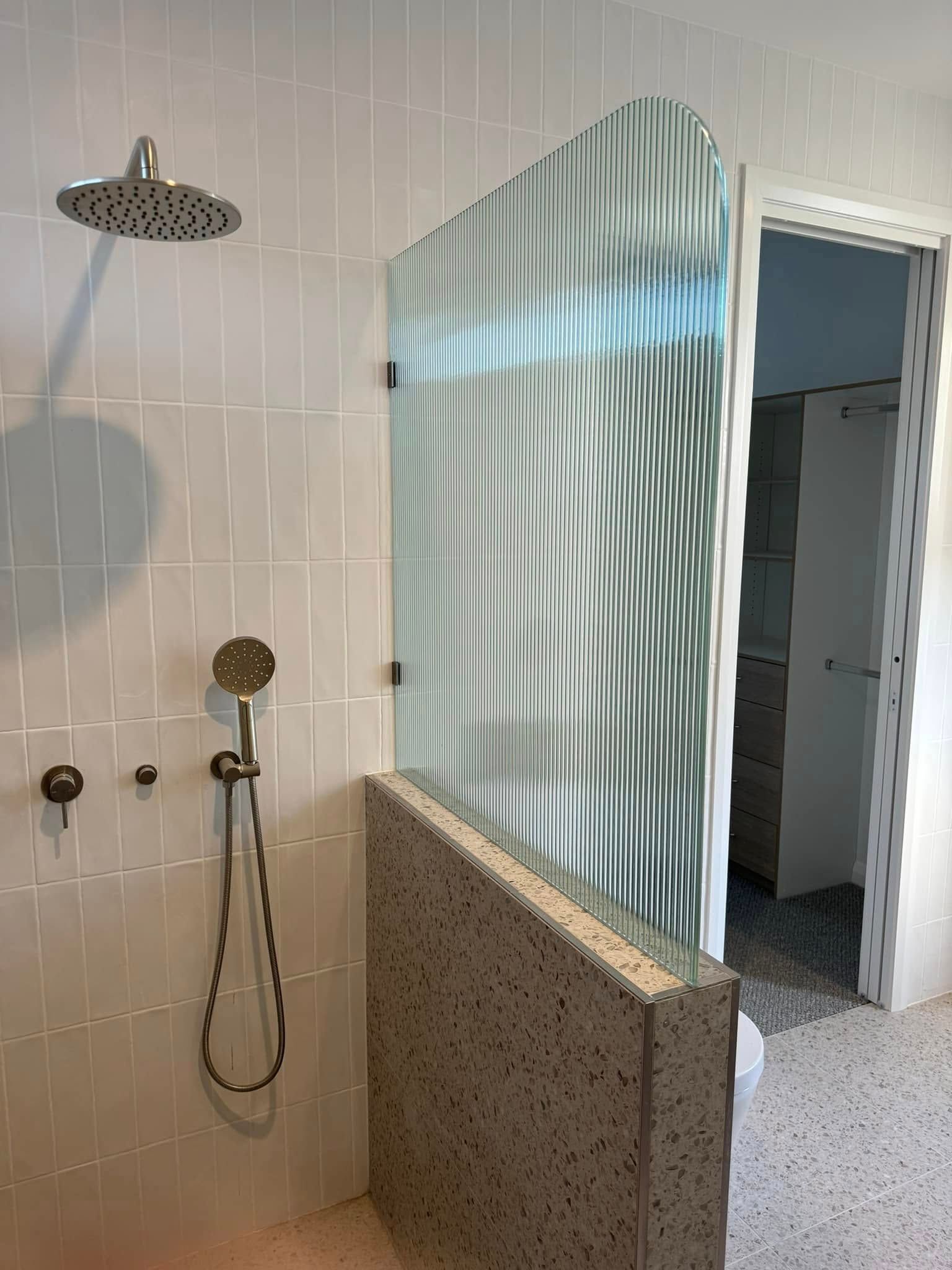 A Bathroom with A Shower Stall — Gads Glass & Shower Screens in Shellharbour, NSW