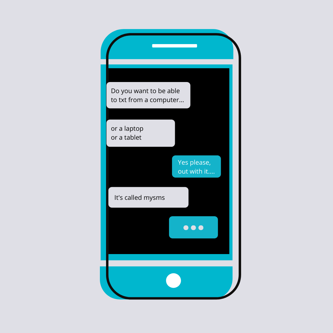 Let's talk mysms, a texting app that makes our lives easier.