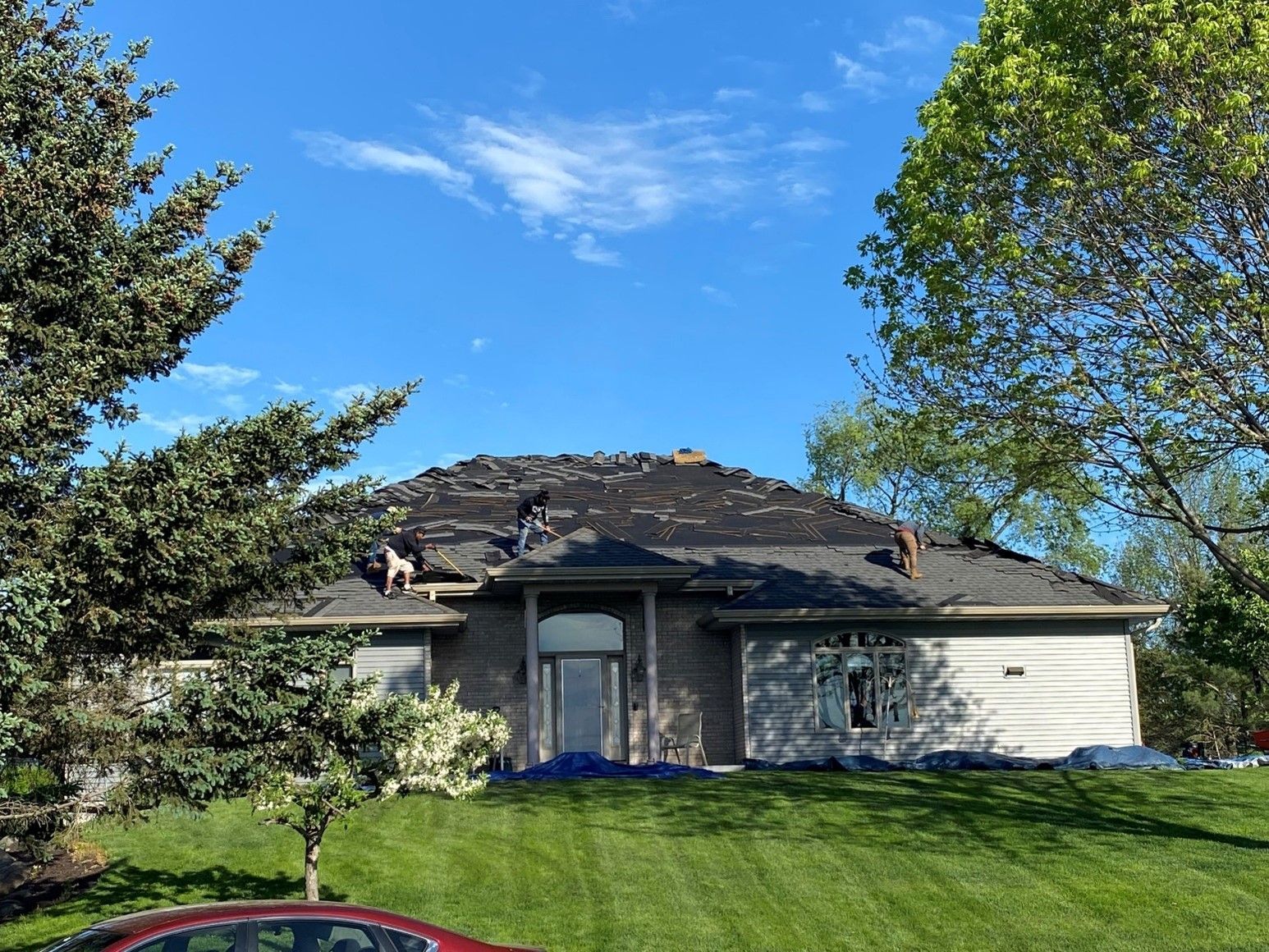 Broken Roof Of The House — Madison, WI — TOTL Construction, LLC