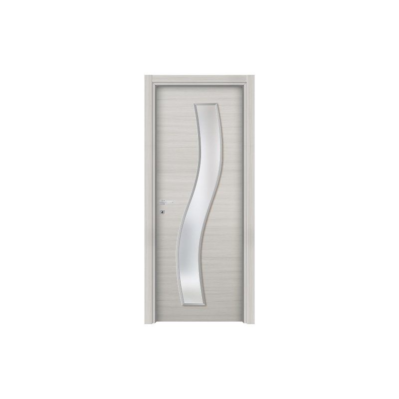 Porta con vetro a onda