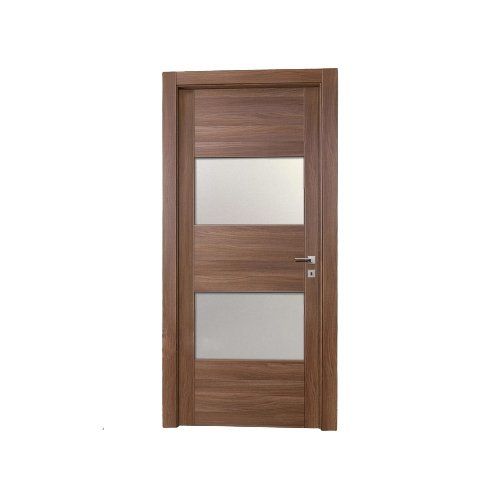 Porta laminata massellata con vetro