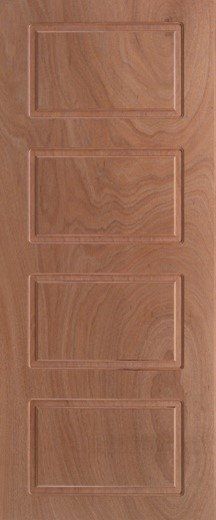 Portone blindato con rettangoli