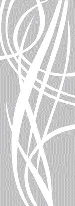 Decorazione porta in vetro