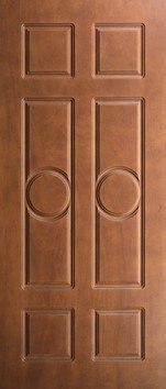 Portone blindato con decori incisi