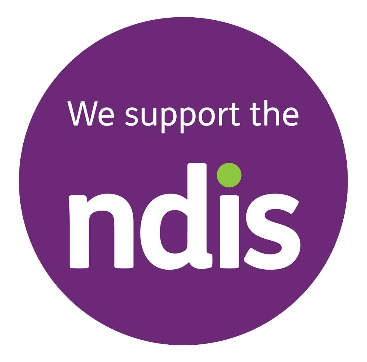 We Support NDIS Logo