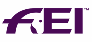 Purple logo with