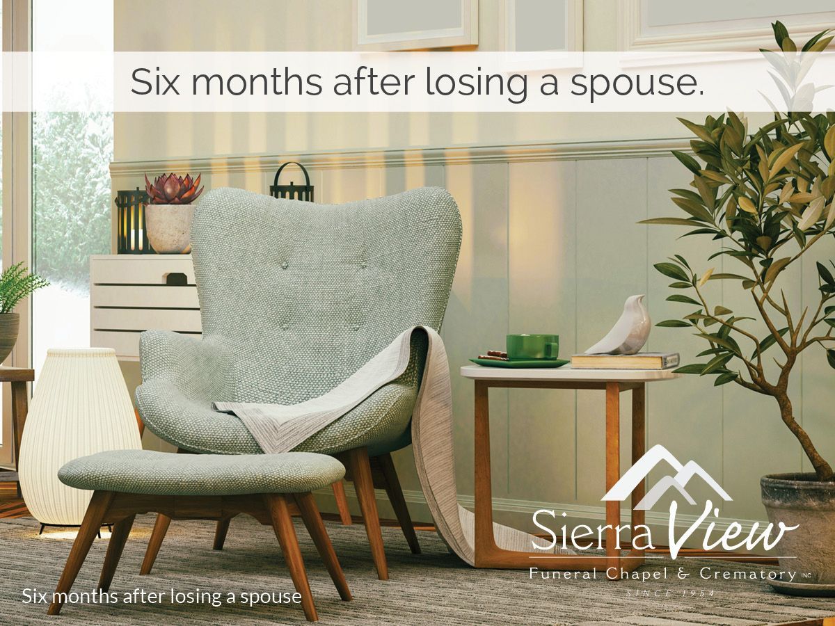 A photo of a chair and small table with the caption 
