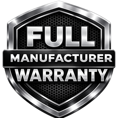 Full Manufacturers Warranty Logo | Tom's Auto & Imports