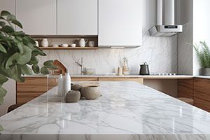 Marble kitchen countertops - total home improvement