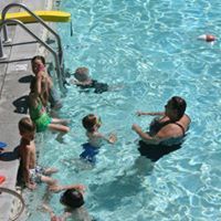 Swimming lessons at Downata Hot Springs